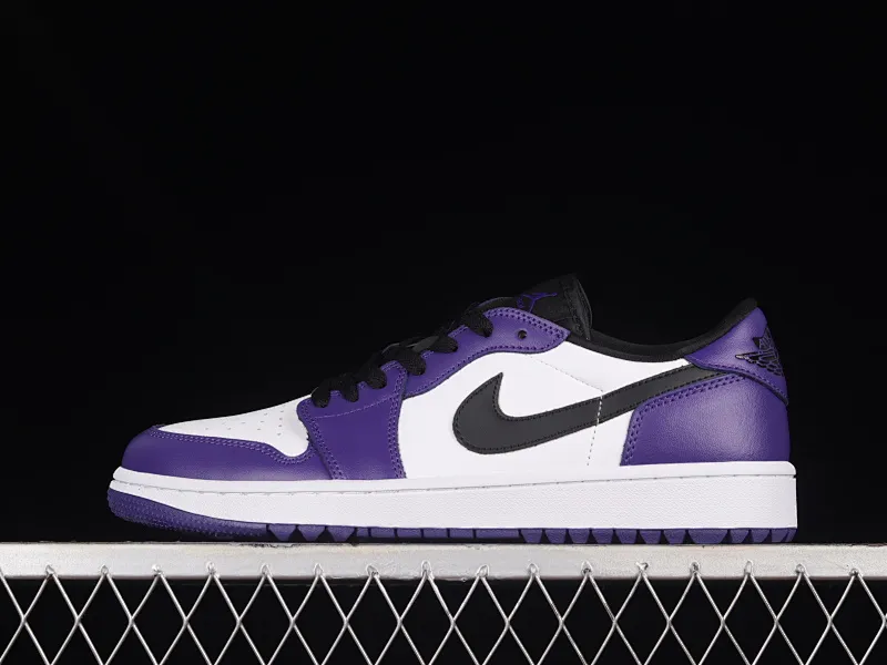 All categories Air Jordan Jordan series basketball shoes Air Jordan 1 Low Z version Air Jordan 1 Low Golf "White Purple" AJ1 Joe 1 new golf version white and purple color DD9315-105